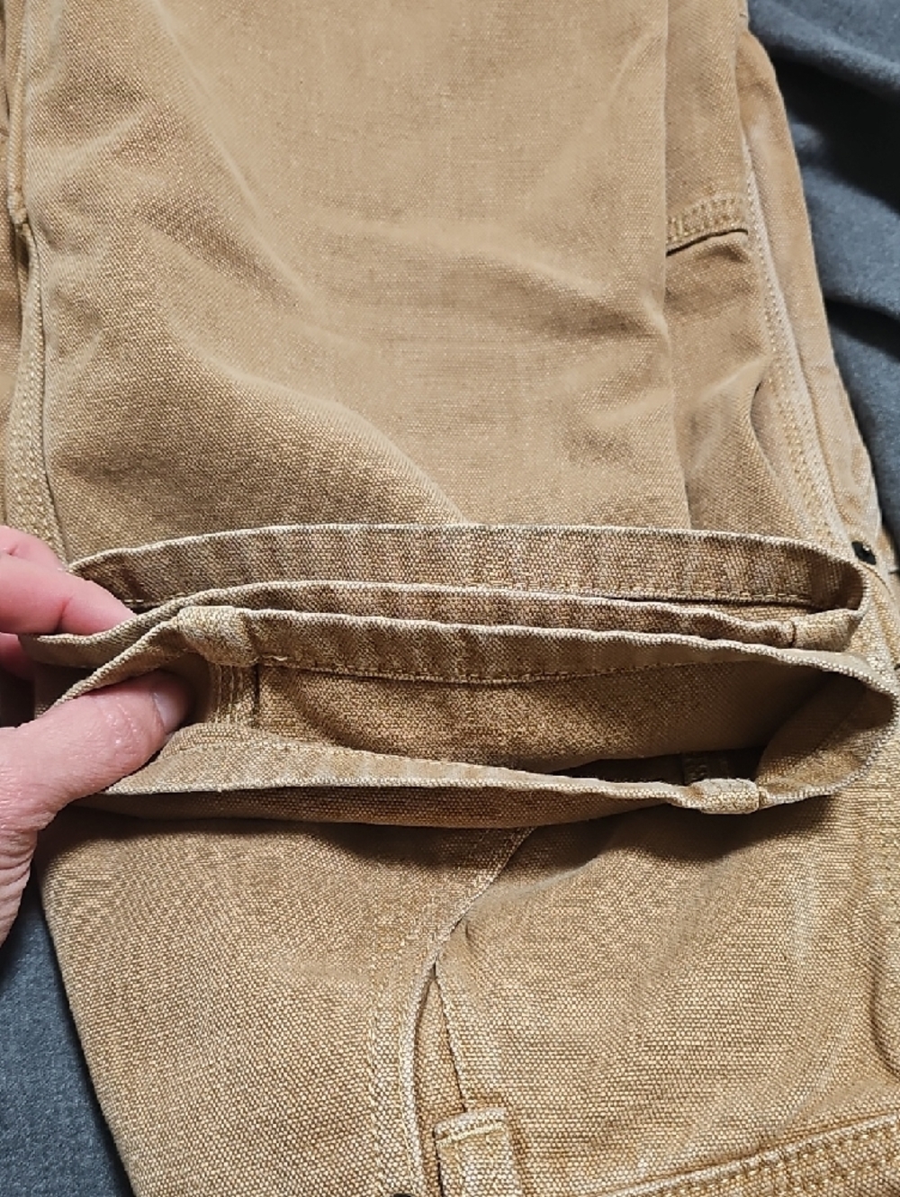 Patagonia Brown Cargo Pants with Orange Trim - Picture 6 of 6